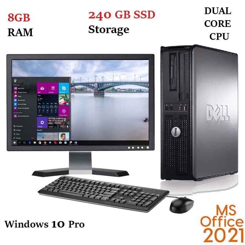 DELL 一体型PC 第8世代 Win11／Office／M.2 SSD+HDD DELL Desktop PC 8GB 240GB SSD 19
