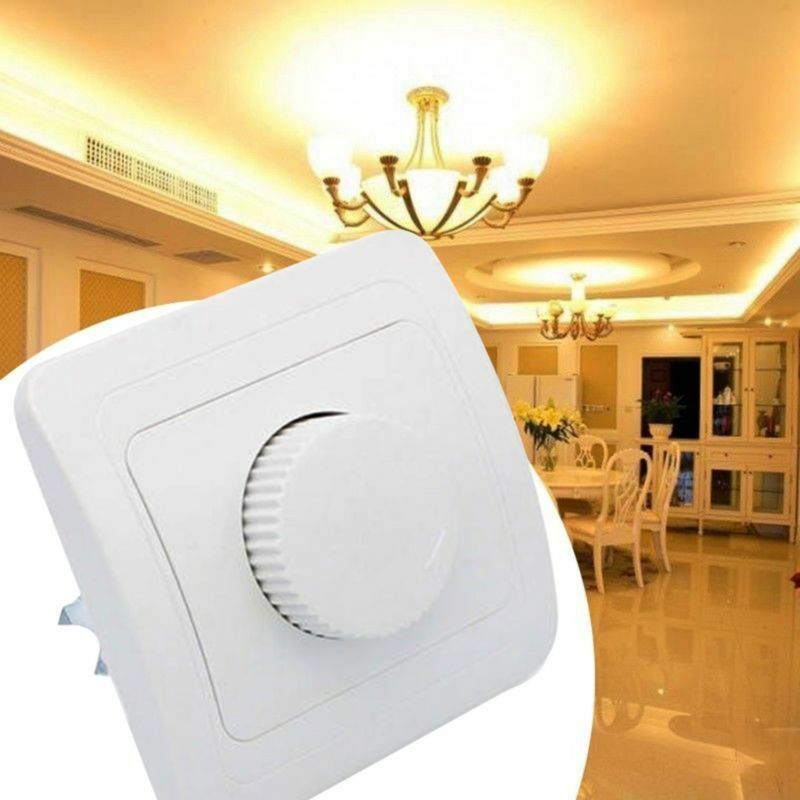 LED Dimmer Drehdimmer Schalter Unterputz Aufputz Für