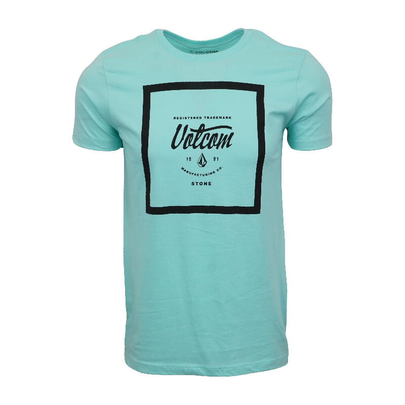 

ФУТБОЛКА МУЖСКАЯ VOLCOM PREMIUM STONE TEAL НОВАЯ, Light mineral wash teal
