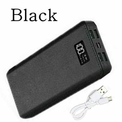 2000000mAh 4 USB Backup External Battery Power Bank Pack Charger for Cell Phone