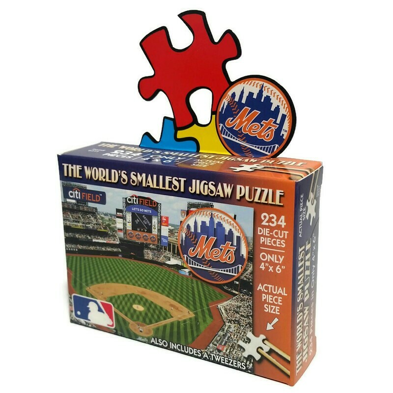 World's Smallest Jigsaw Puzzle MLB New York Mets Baseball Citifield TDC 234 Pcs. - Picture 3 of 4