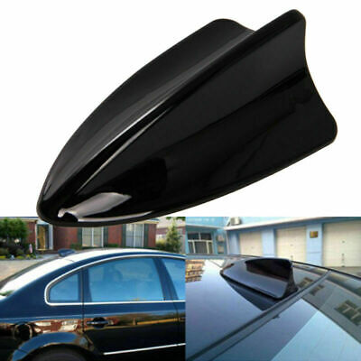 Black Car Roof Decorative Shark Fin Antenna W/ Adhesive Universal For Toyota 1pc