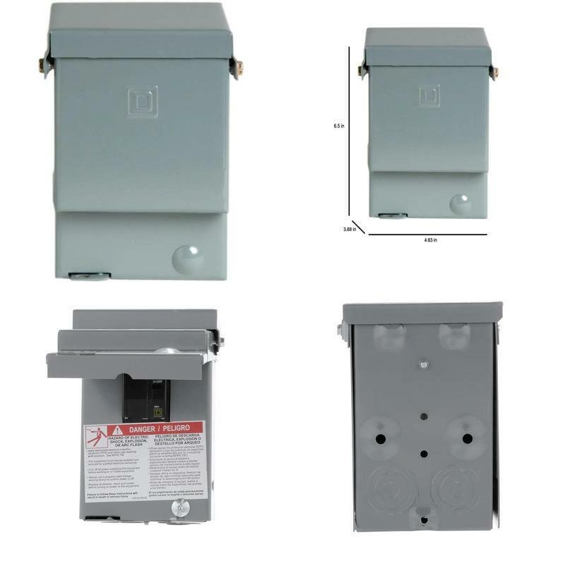 Qo 60 Amp 240-Volt 7.4 Kw Non-Fuse Ac Disconnect