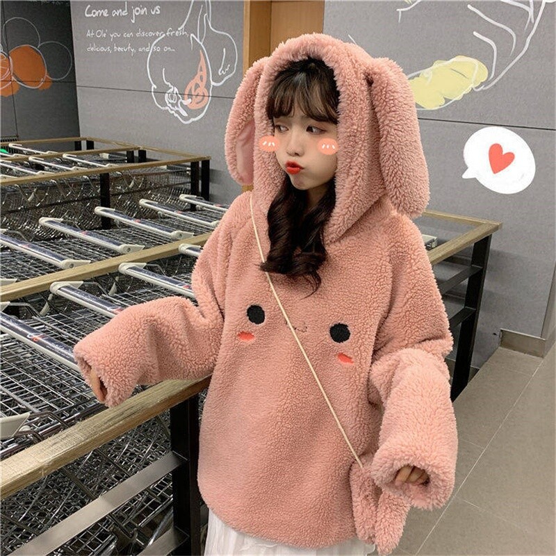 Treat Urself bunny curly fur coat ファーコート treat urself】bunny curly fur coat