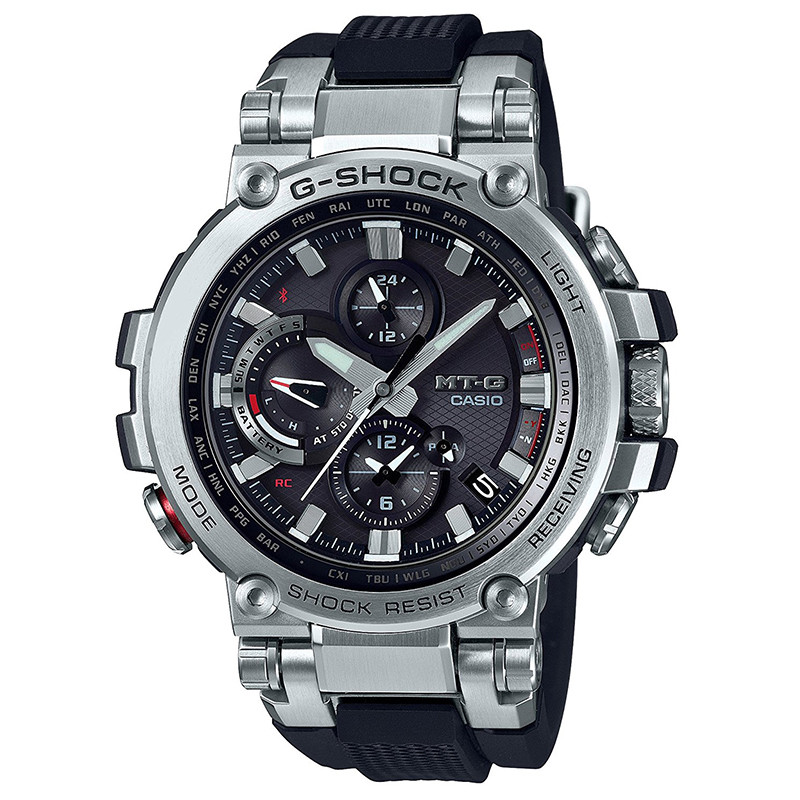 Pre-owned Casio G-shock Mt-g Mtg-b1000-1ajf Bluetooth Solar Men Watch Japan Mtg-b1000-1a