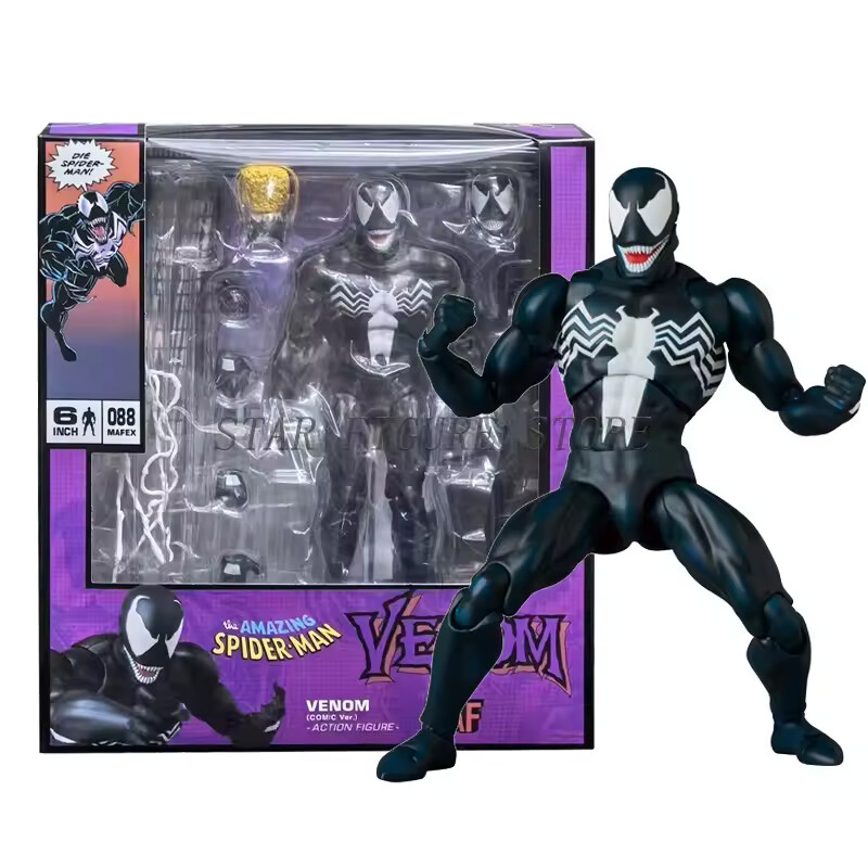 MAF  Venom Action Figure Mafex No.088 Spider-Man Model Toy
