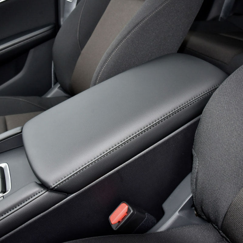 Housse D'Accoudoir Central En Cuir PU Pour Hyundai Tucson 2015-2018 – Protection Élégante Et Antidérapante, Noir
