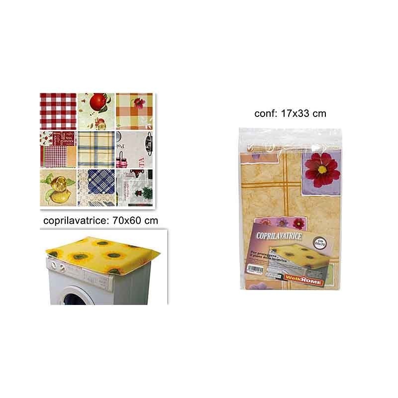 Telo Copri Lavatrice Copertura Superiore Fantasia Universale Peva 60x70cm idea