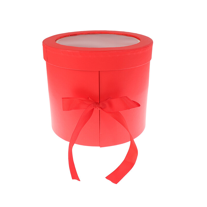 Double Layers Round Rotating Box Gift Box Flower Box Packing Box DIY DecS*