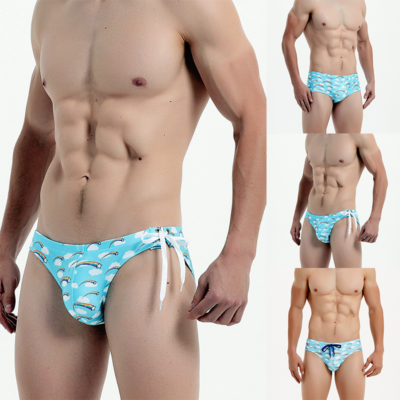 Men Swim Briefs Low Waist Beach Bikini Swimsuit Bathing Suit Gay