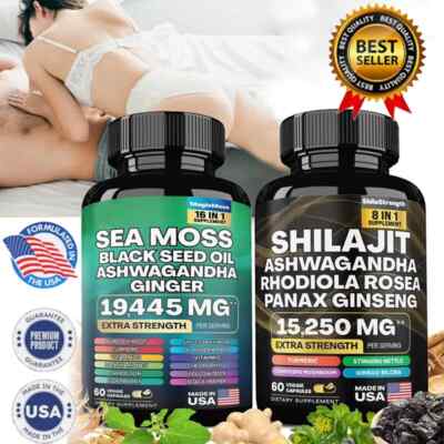 Dynamic Vitality Bundle - Sea Moss Multivitamin & Shilajit Power Combo
