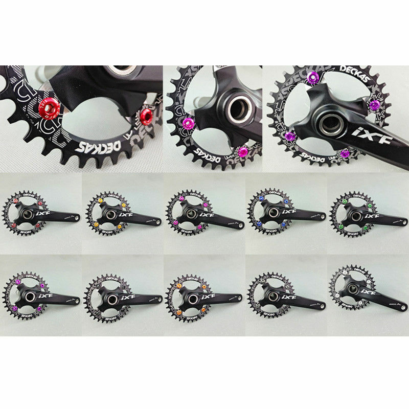 Single/Double/Triple Chainring Bolts MTB Road Bike Chainset Screws 7075
