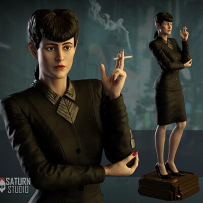 Blade Runner Rachael 3D Printing Unpainted Model GK Blank Kit New Hot Toy Stock