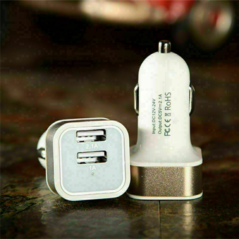 KFZ USB Adapter Stecker Auto Ladegerät Zigarettenanzünder 2100mA High-Speed