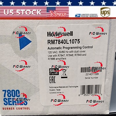 NEW Honeywell RM7840L1075 Burner Control RM7840 L1075