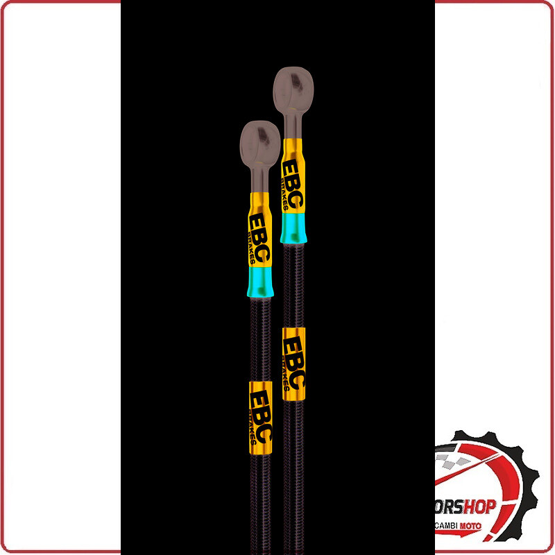 TUBI FRENO IN TRECCIA POSTERIORE PER MOTO KAWASAKI ZX-6R 07>08 EBC