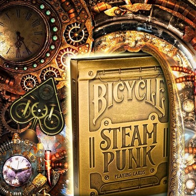 Bicycle - Steampunk - Gold Playing Cards Poker Spielkarten Cardistry