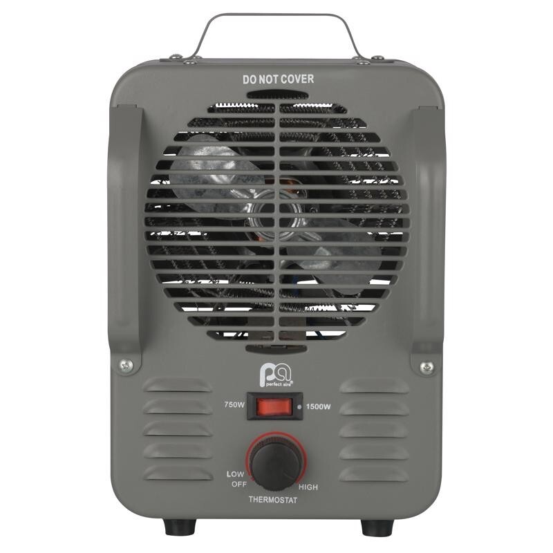 Perfect Aire Utility Gray Steel Milkhouse Indoor Heater 2 Sett...
