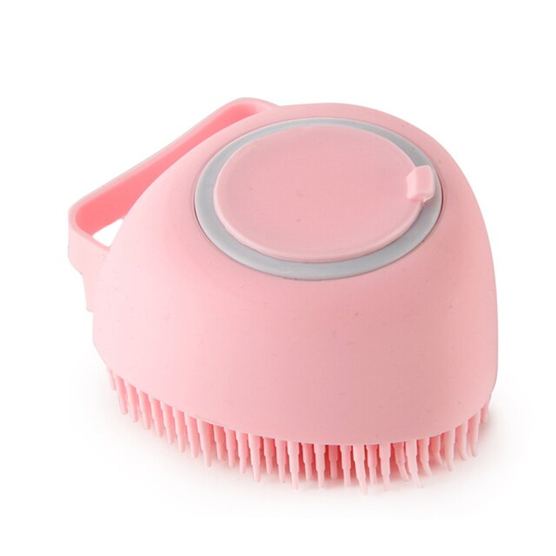 Pet Dog/Cats Shampoo Massager Bathing Short Hair Soft Silicone Brushes
