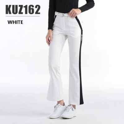 PGM Women Split Golf Pants Ladies High Waist Flared Trousers Patchwork Sweatpant