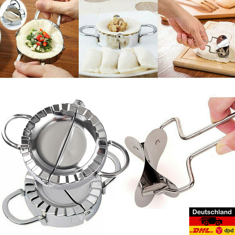 3 Edelstahl Teig Presse Maker Knödel Pie Ravioli Form Dumpling Ravioliformer Set