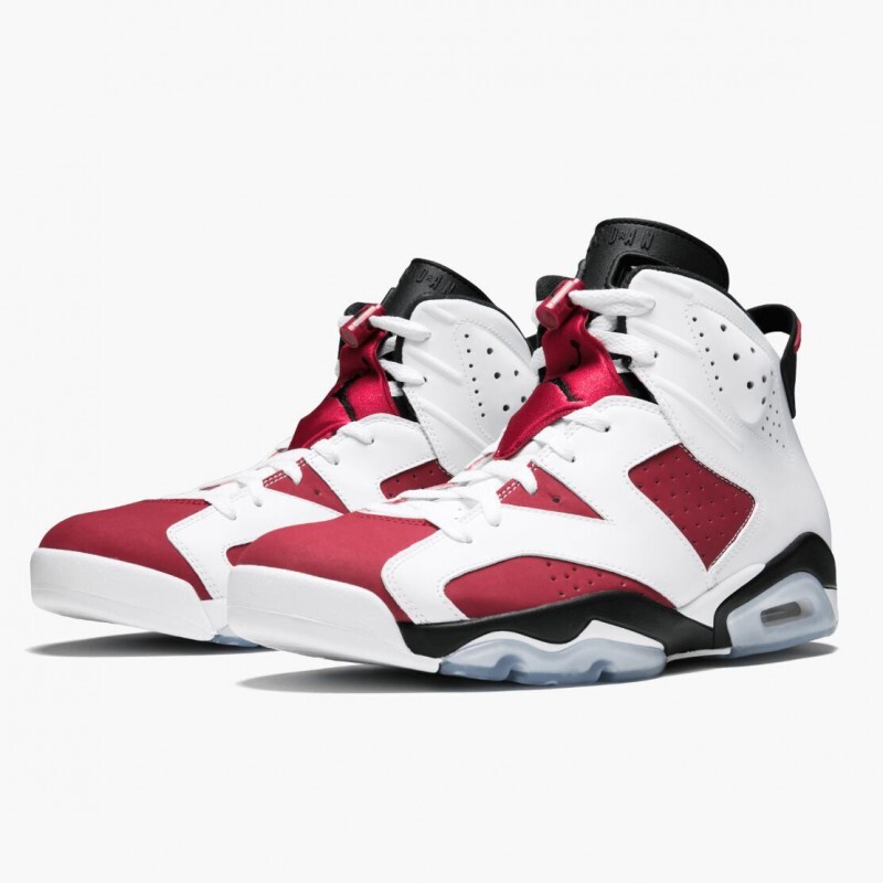 

Мужская пара Jordan 6 Retro Carmine White Black 2014 384664-160 2014 года!, Белый, Air Jordan 6
