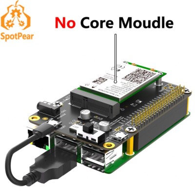 Raspberry Pi 3G/4G/LTE HAT Mini PCIe For Samsung ARTIK /Rock64 /Asus Tinker /Lat