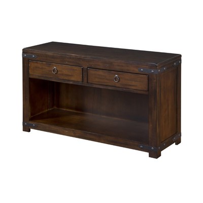 Sunny Designs Santa Fe Console Table in Dark Chocolate