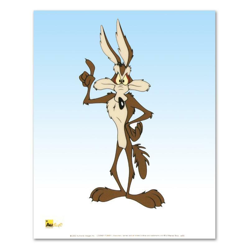 Looney Tunes "wile E Coyote" Limited Edition Sericel Animation Art