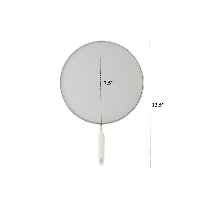 Splatter Screen for Frying Pan Stainless Steel Fine Mesh Grease Splatter Guard