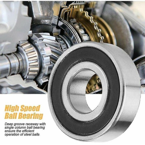 6203-2RS C3 EMQ Premium Rubber Sealed Ball Bearing, 17x40x12, 6203RS (10 QTY)