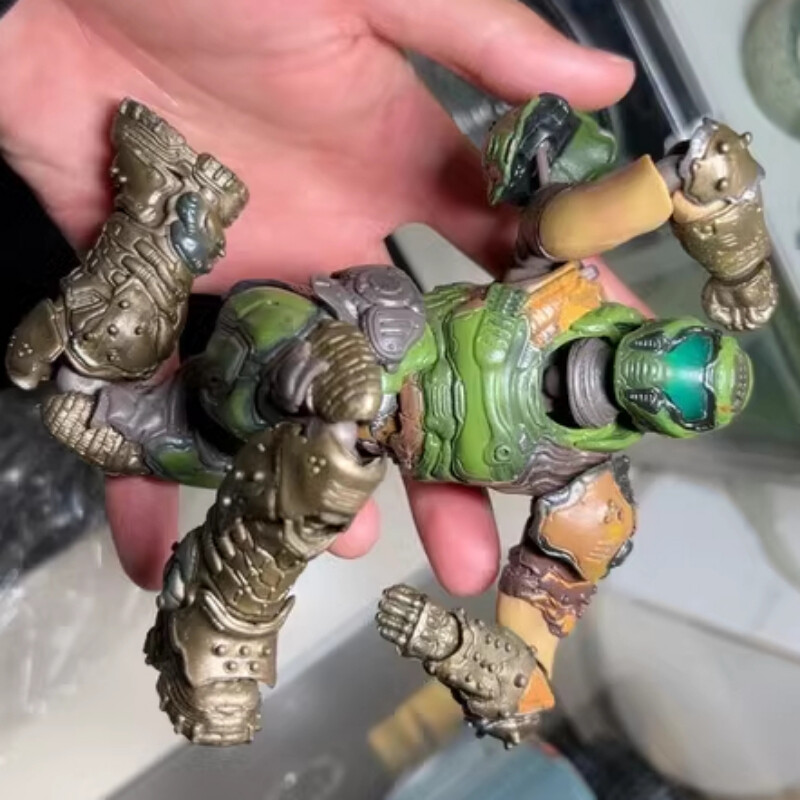 doom eternal ソフビフィギュア New Doom Eternal Demon Hunter Action Figure Figma SP-140