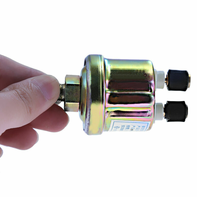 Oil Pressure Sender 9-16 psi 10-180 ohms w/16 psi low alarm switch VDO type USA