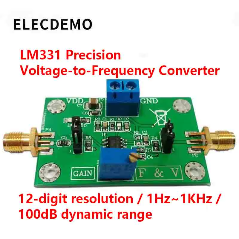 LM331Precision Voltage-to-Frequency Converter 12-Bit Digital Resolution Frequenc