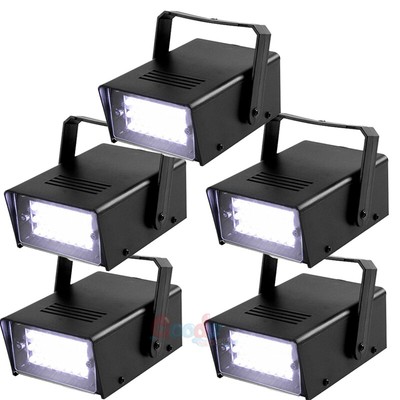 110V 24 LED White Laser Stage Light Projector DJ Disco KTV Show Party Lighting