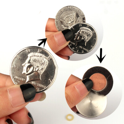 Special Magnetic Flipper Coin Butterfly Coin Magic Tricks Magic Accessor JcLWAZ