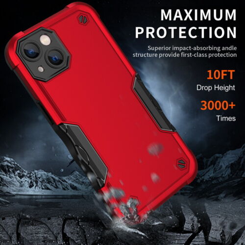 For iPhone 14 Pro Max 14 Plus Bumper Shockproof Hybrid Case Armor Protect  Cover