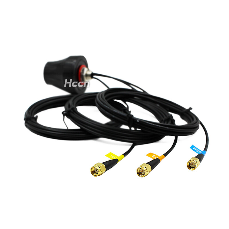 GSM GPS WiFi 3G Antenna waterproof IP67 WCDMA car aerial 118in WIFI RP SMA hole