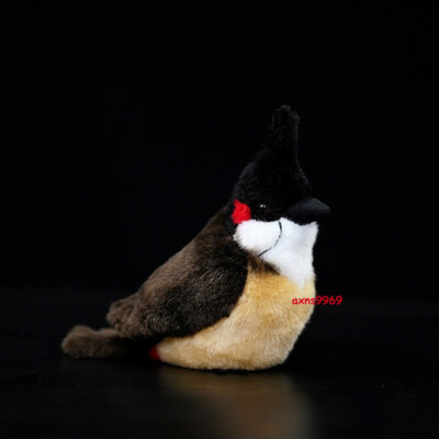 7''/18cm Red-eared Snipe Doll Simulation Red-cheeked Snipe Plush Toy Doll Gift