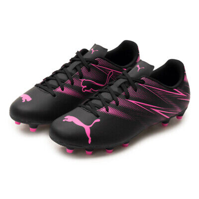 Puma Attacanto FG/AG 107477-06 Black Mens Football Soccer Cleats Shoes Boots