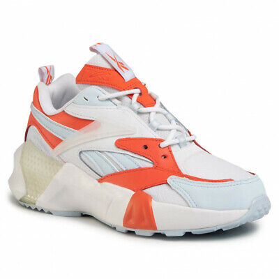 Reebok Aztrek Double Mix Women Lifestyle Shoes Sneakers New White Orange EF7794