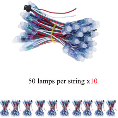 1000pcs 5V 12V WS2811 IC RGB Full Color Pixel LED light Lamp Digital Addressable