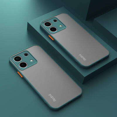 For Xiaomi Redmi Note 13 Pro+/12 Pro+/13C Matte Shockproof Hard Phone Case Cover