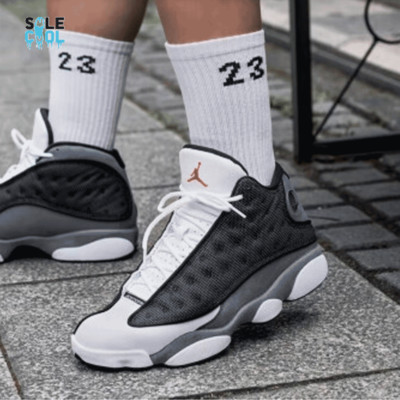 Air Jordan AJ13 Retro GS 'Black Flint' Grey Shoes 884129-060