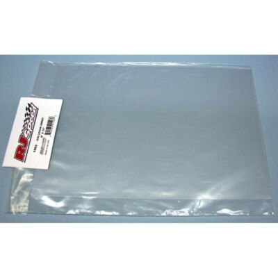 RJ Speed 8x12'' 0.020'' (0.5mm thick) CLEAR Lexan Sheet RJS1502 w/Overspray Film