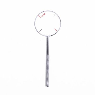 2 pcs Optometry 0.25/0.50 Trial Jackson Cross Cylinder Diopters Tool Lens