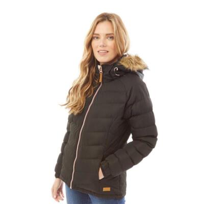 Trespass Nadina Womens Ladies Padded Insulated Jacket Parka Style