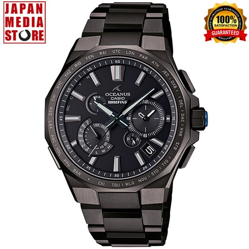 Pre-owned Casio Oceanus Ocw-t6000br-1ajr Briefing 25th Anniversary Titanium Men Watch