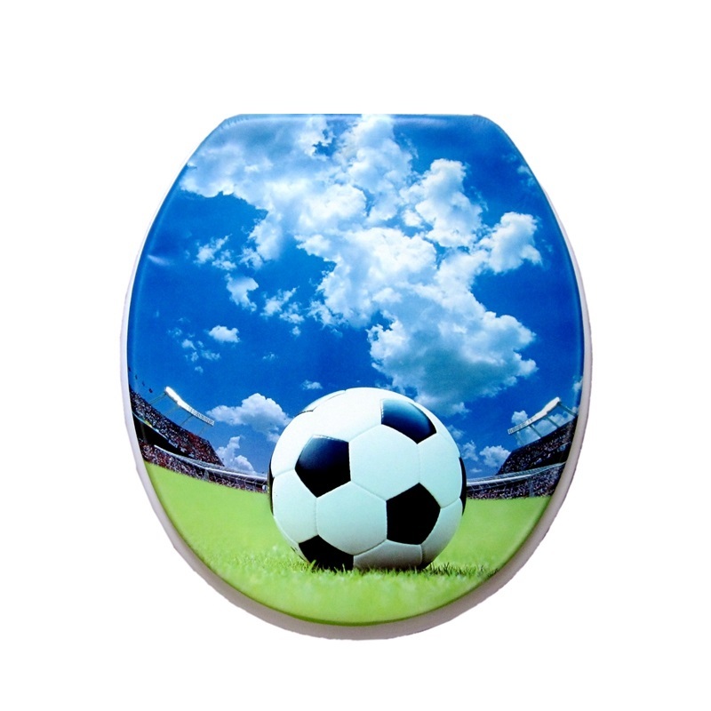 CopriWater Copri Water Sedile WC Bagno Universale Cerniere Acciaio Calcio dfh