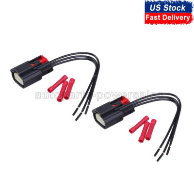 2X Ignition Coil Connector Harness Plug Fit for Ford 2013-2019 V6 V8 Flex F-150